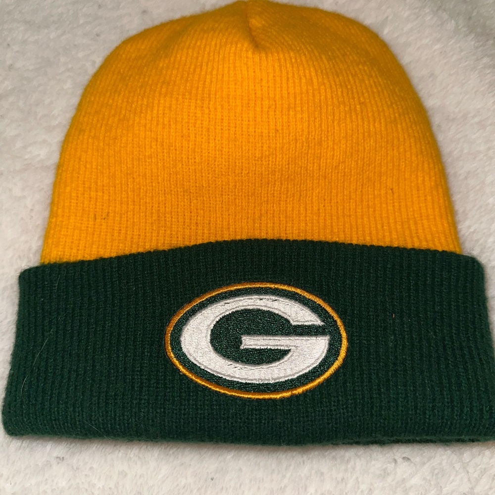 Green Bay‎ Packers Knit Beanie - Yellow and Green